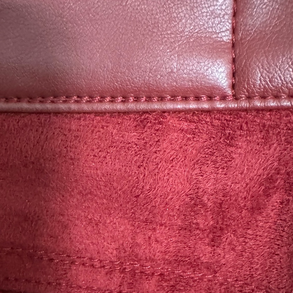 Pistola Burgundy Lennon Carmine High Rise Crop Women's Bootcut Pants | Size 26 - Picture 5 of 6